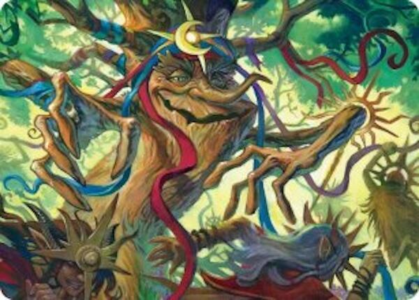 Sun-Dappled Celebrant Art Card (5) [Lorwyn Eclipsed Art Series]