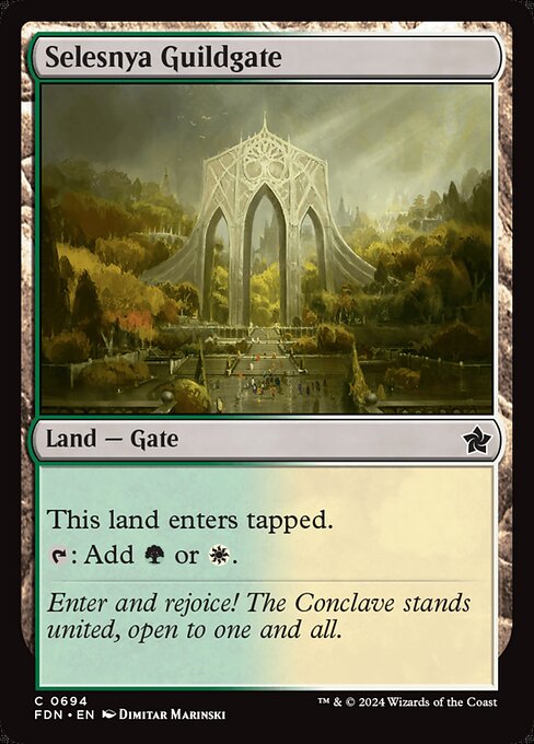 Selesnya Guildgate (694) [Foundations]