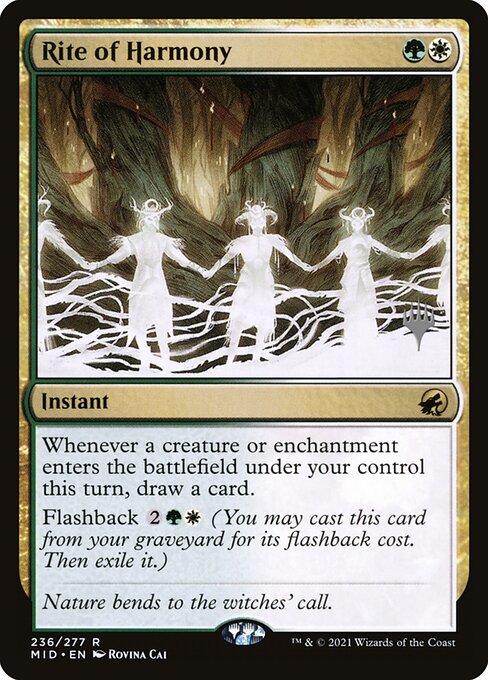 Rite of Harmony (236p) [Innistrad: Midnight Hunt Promos]