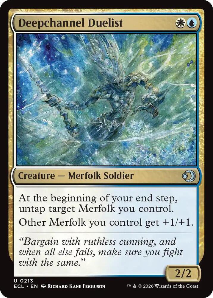 Deepchannel Duelist (213) [Lorwyn Eclipsed]