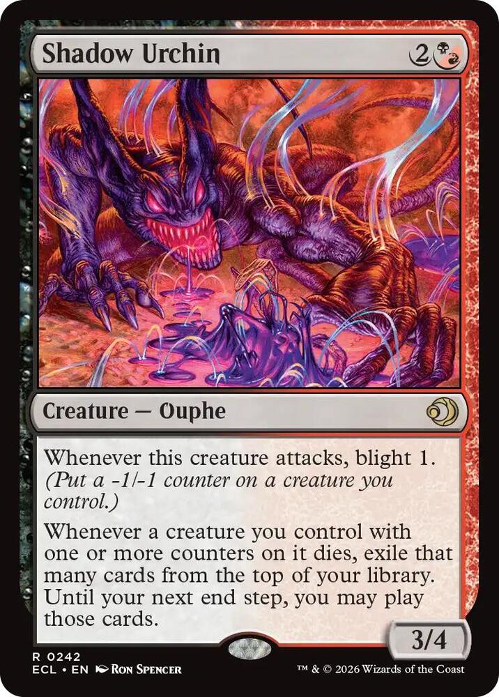 Shadow Urchin (242) [Lorwyn Eclipsed]