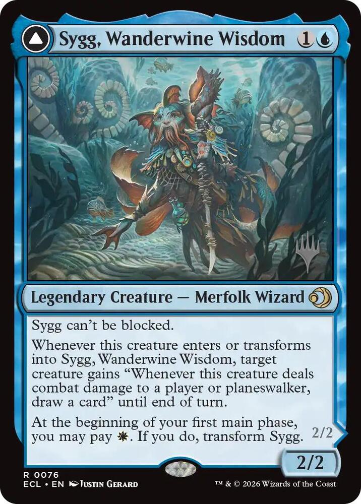 Sygg, Wanderwine Wisdom (76) [Lorwyn Eclipsed Promos]