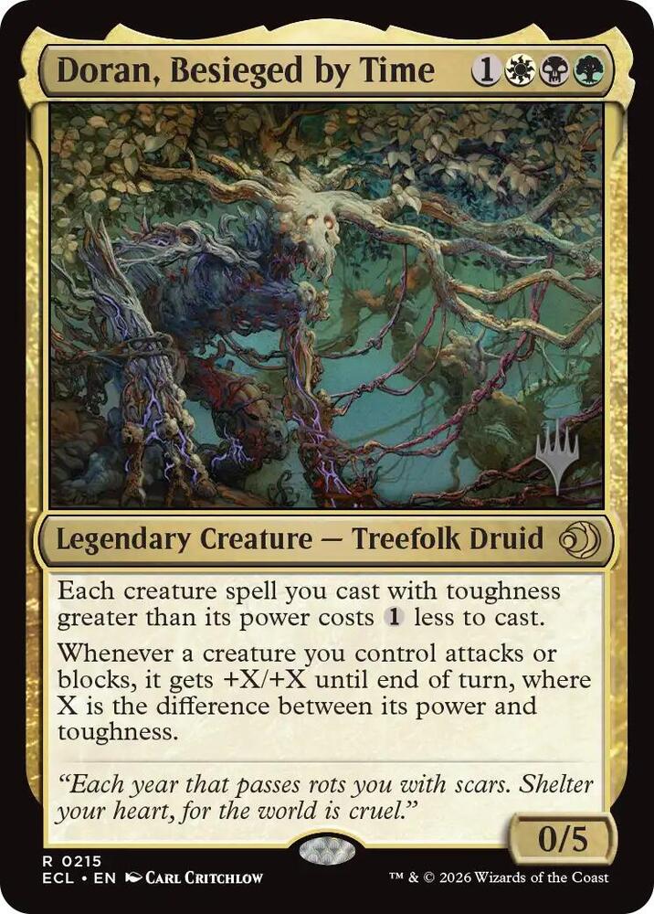 Doran, Besieged by Time (215) [Lorwyn Eclipsed Promos]