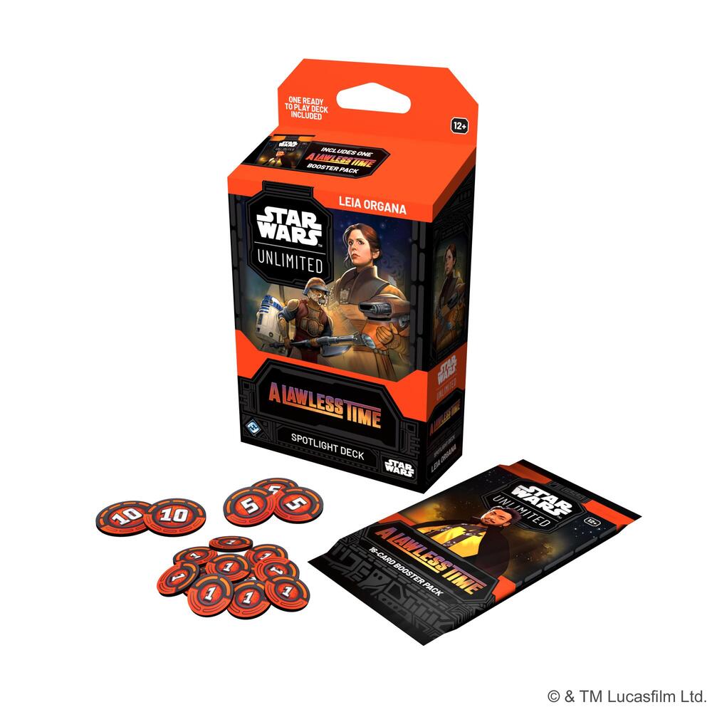 Star Wars Unlimited Leia Organa Spotlight Deck A Lawless Time