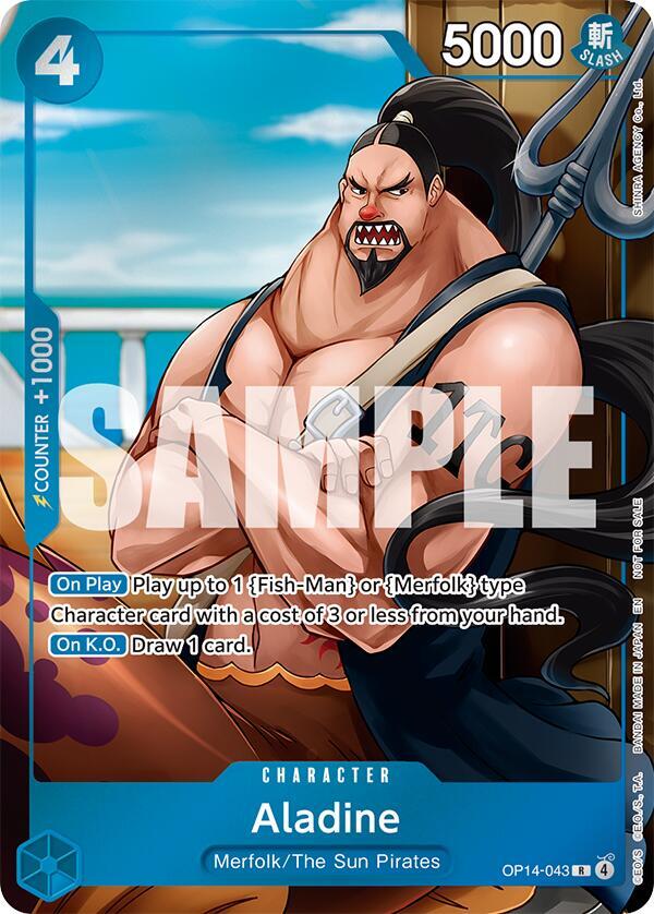 Aladine (Dash Pack) (OP14-043) [The Azure Sea's Seven]
