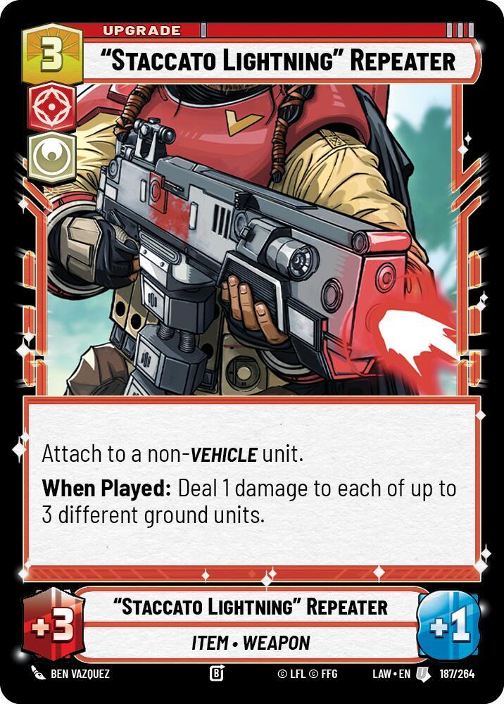 "Staccato Lightning" Repeater (187/264) [A Lawless Time]