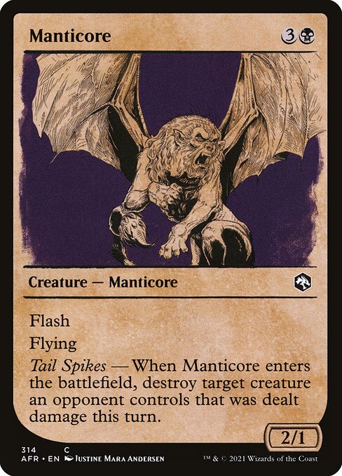 Manticore (314) [Adventures in the Forgotten Realms] [Showcase]