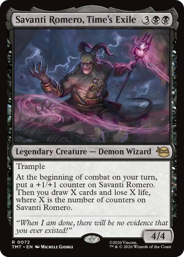 Savanti Romero, Time's Exile (72) [Teenage Mutant Ninja Turtles]