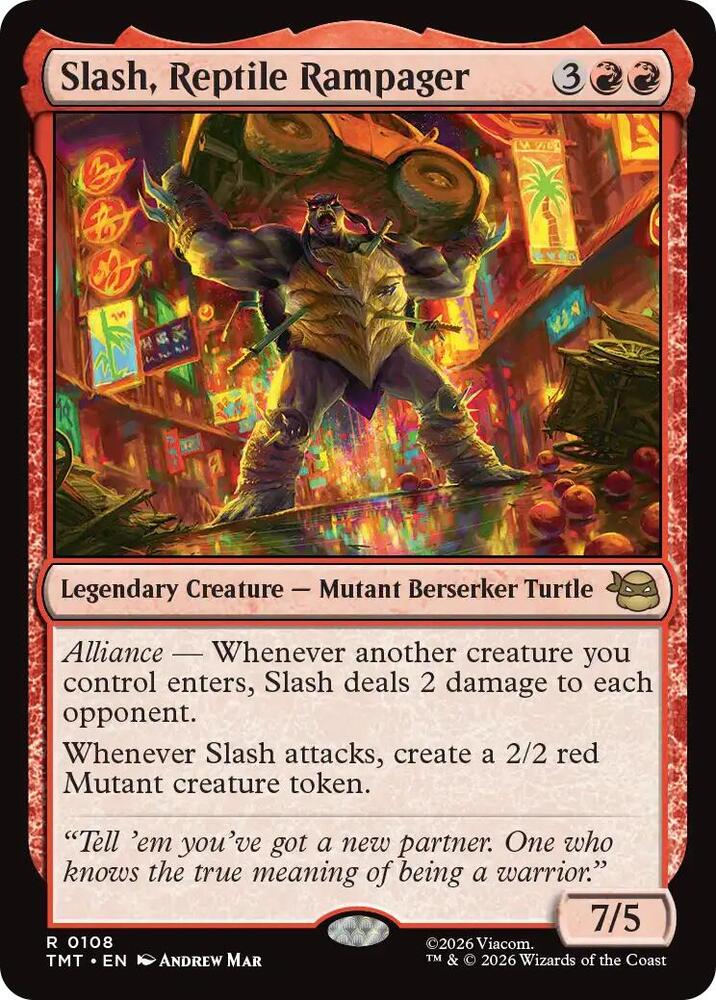 Slash, Reptile Rampager (108) [Teenage Mutant Ninja Turtles]