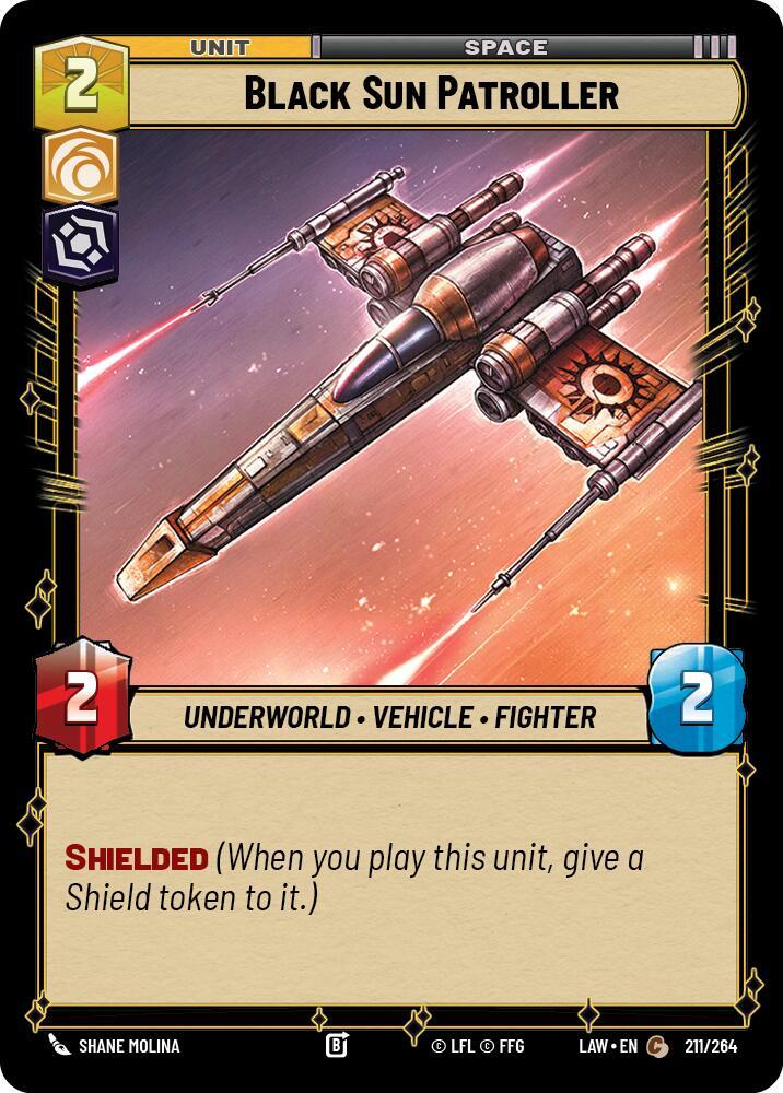 Black Sun Patroller (211/264) [A Lawless Time]