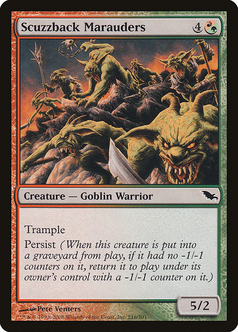 Scuzzback Marauders (216) [Shadowmoor]
