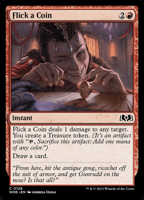 Flick a Coin (128) [Wilds of Eldraine]