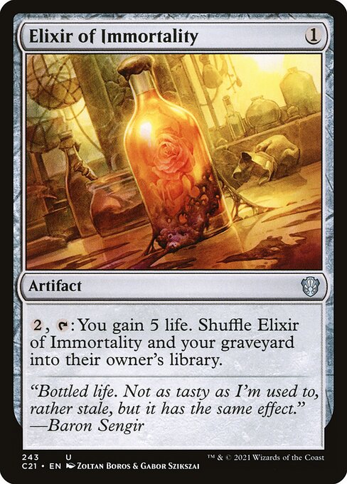 Elixir of Immortality (243) [Commander 2021]