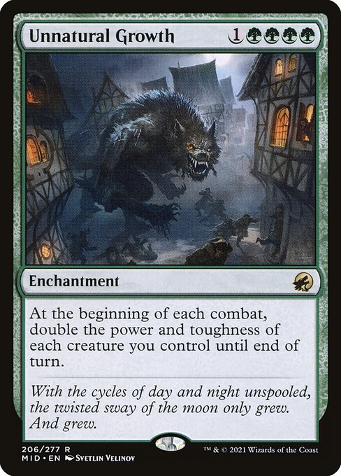 Unnatural Growth (206) [Innistrad: Midnight Hunt]