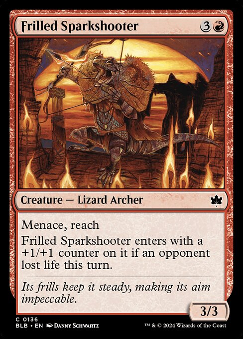 Frilled Sparkshooter (136) [Bloomburrow]