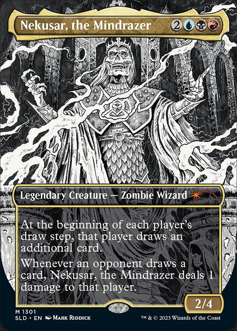 Nekusar, the Mindrazer (1301) [Secret Lair Drop] [Borderless]