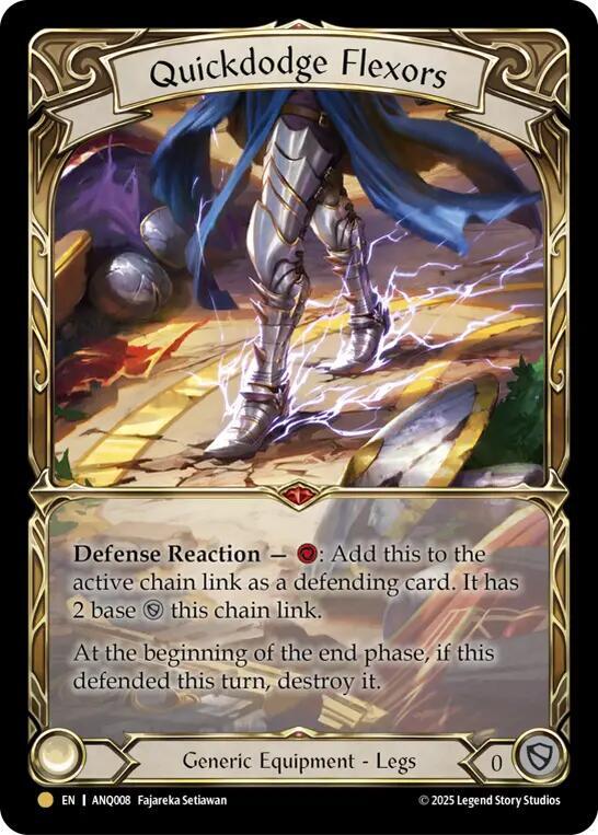 Quickdodge Flexors (ANQ008) [Compendium of Rathe - Antiquity Pack]