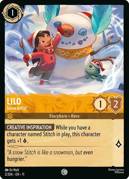 Lilo - Snow Artist (2/204) [Winterspell]