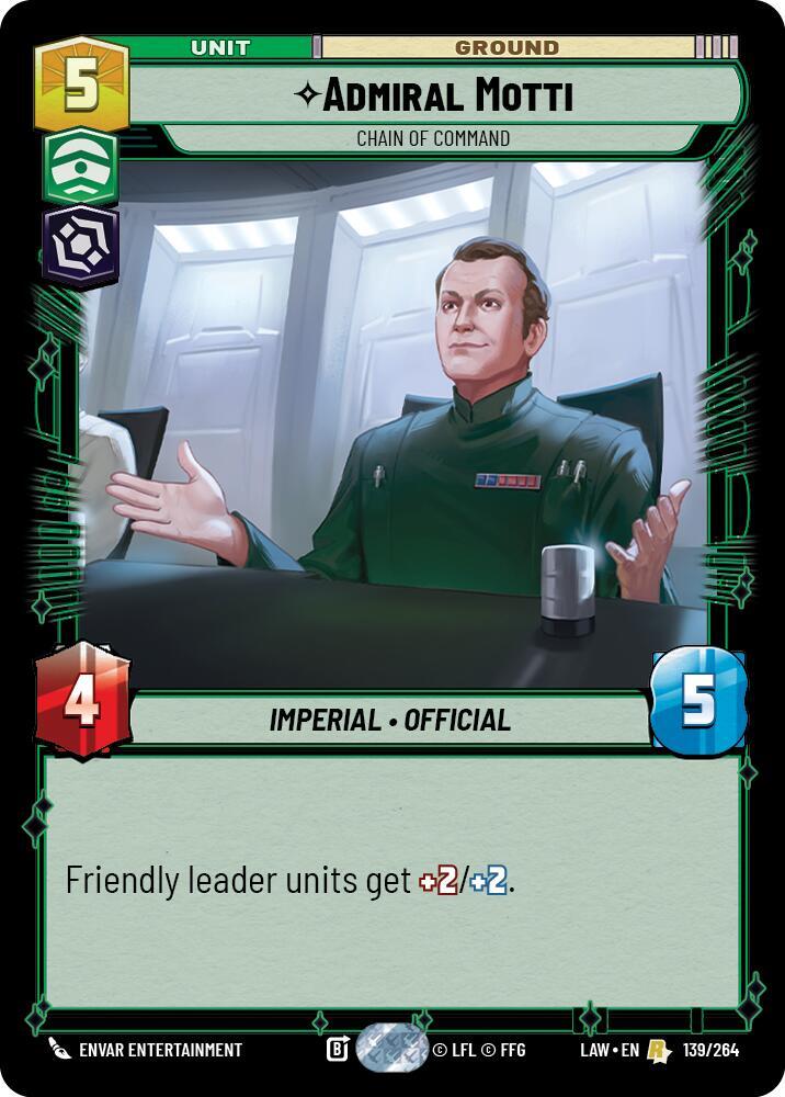 Admiral Motti - Chain of Command (139/264) [A Lawless Time]