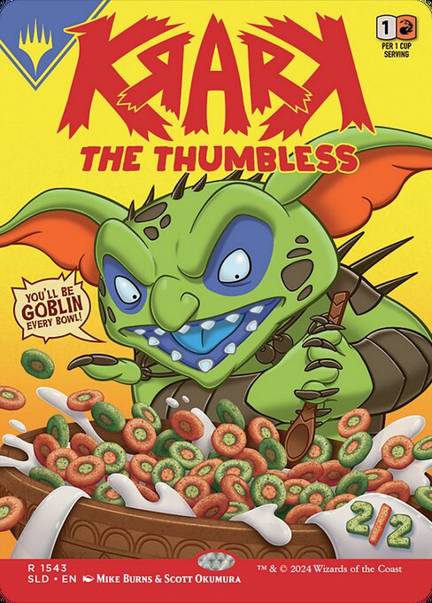 Krark, the Thumbless // Krark, the Thumbless (1543) [Secret Lair Drop]