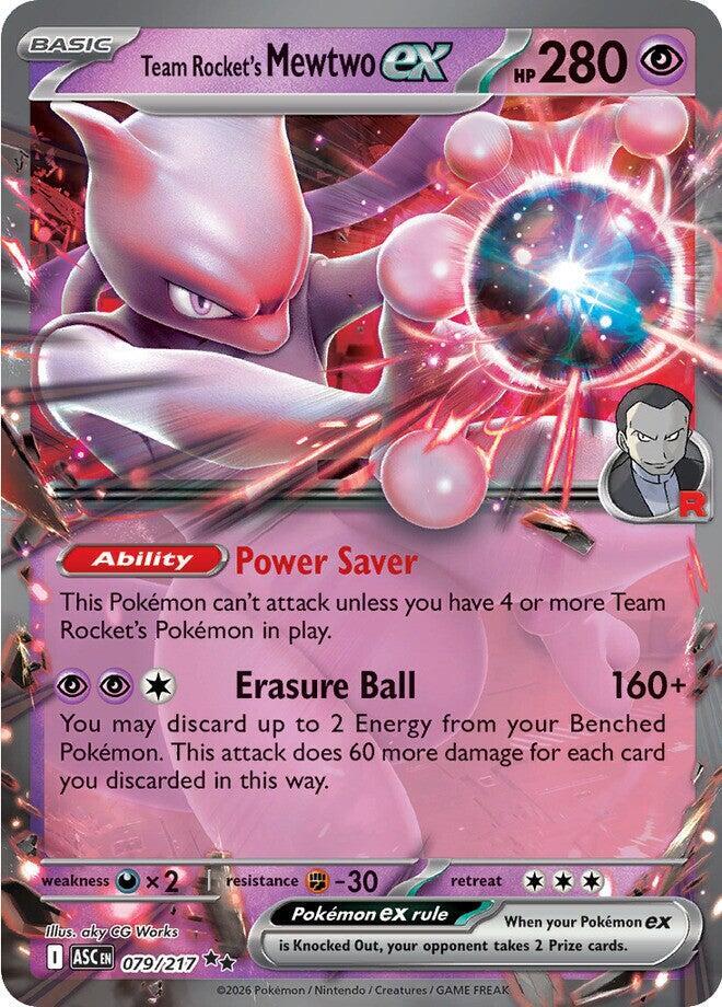Team Rocket's Mewtwo ex - 079/217 [ME: Ascended Heroes]