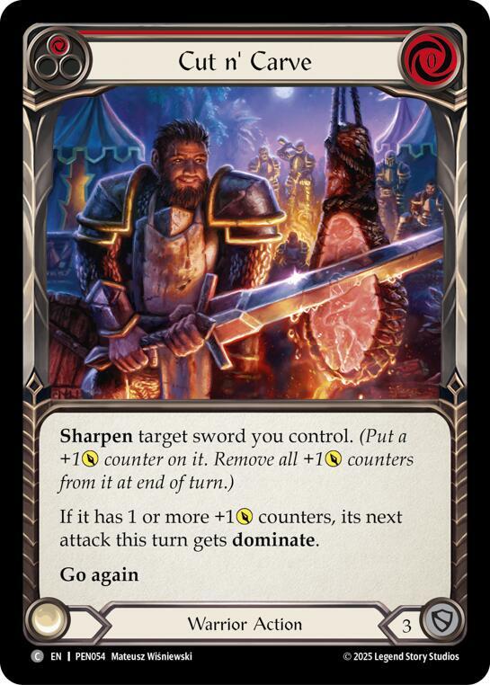 Cut N Carve (Red) (PEN054) [Compendium of Rathe]