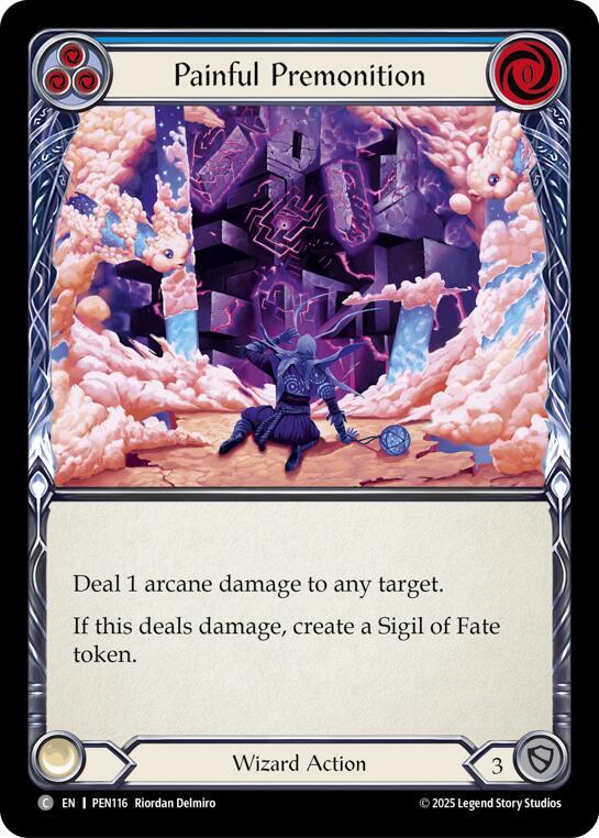 Painful Premonition (Blue) (PEN116) [Compendium of Rathe]