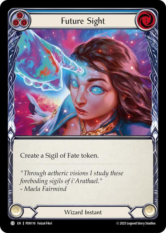 Future Sight (Blue) (PEN119) [Compendium of Rathe]