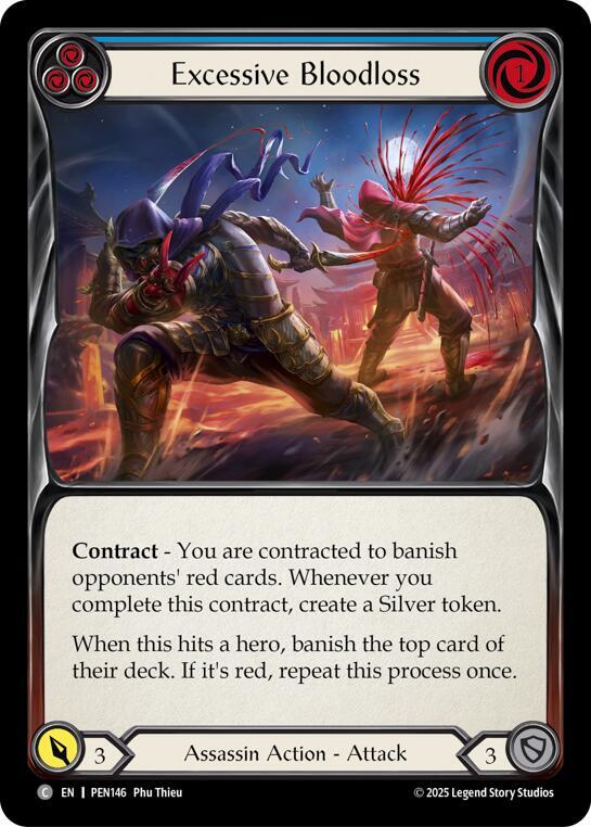 Excessive Bloodloss (Blue) (PEN146) [Compendium of Rathe]
