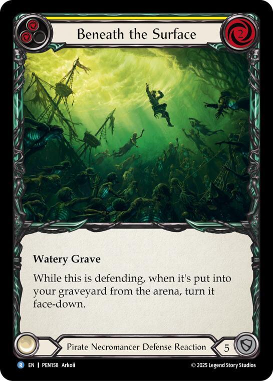 Beneath The Surface (Yellow) (PEN158) [Compendium of Rathe]