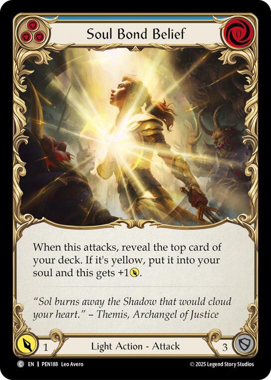 Soul Bond Belief (Blue) (PEN188) [Compendium of Rathe]