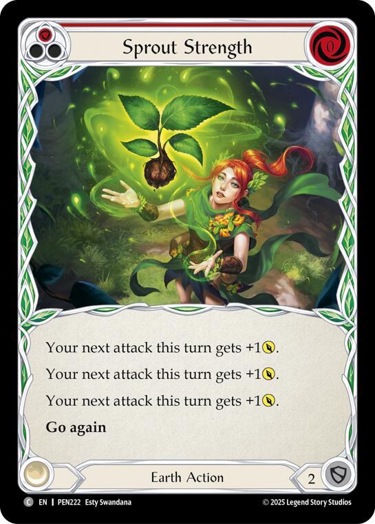 Sprout Strength (Red) (PEN222) [Compendium of Rathe]