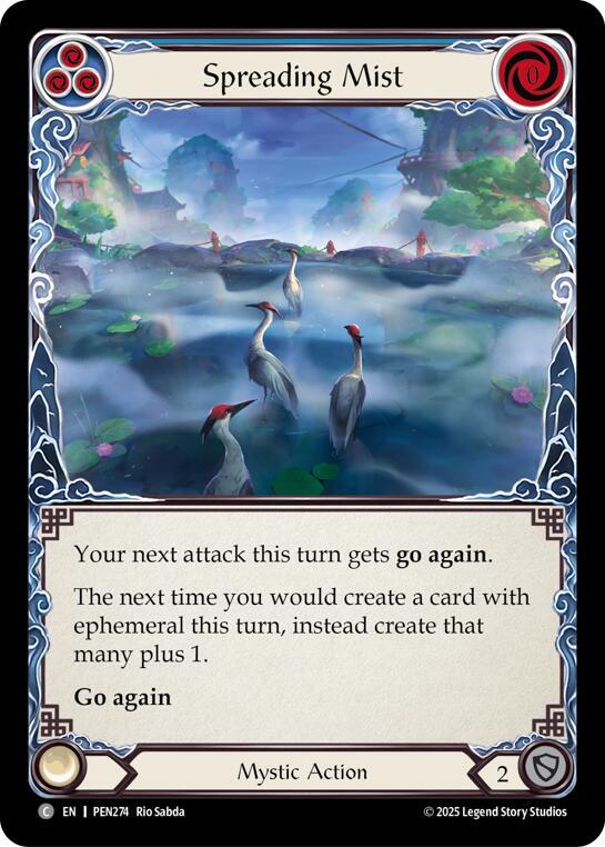 Spreading Mist (Blue) (PEN274) [Compendium of Rathe]