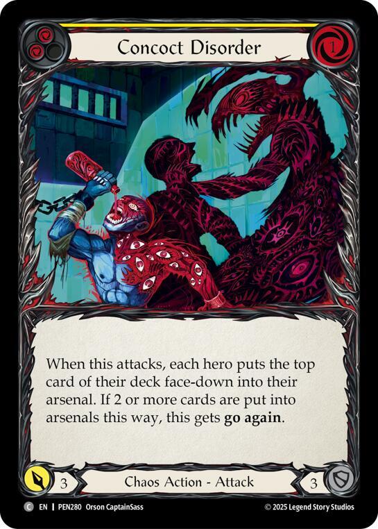 Concoct Disorder (Yellow) (PEN280) [Compendium of Rathe]