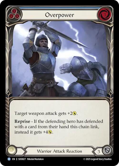 Overpower (Blue) (SDO027) [Silver Age Chapter 2]