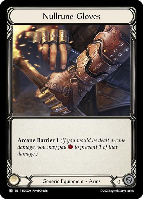 Nullrune Gloves (SDA009) [Silver Age Chapter 1]
