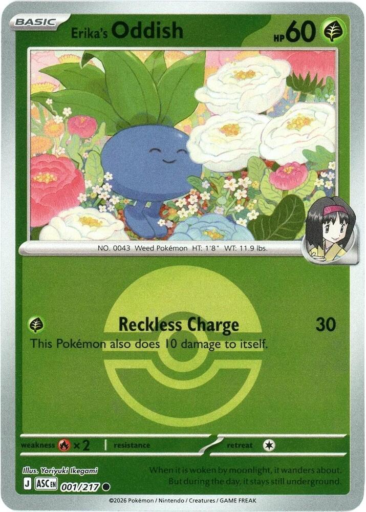 Erika's Oddish (Poke Ball) (001/217) [ME: Ascended Heroes]