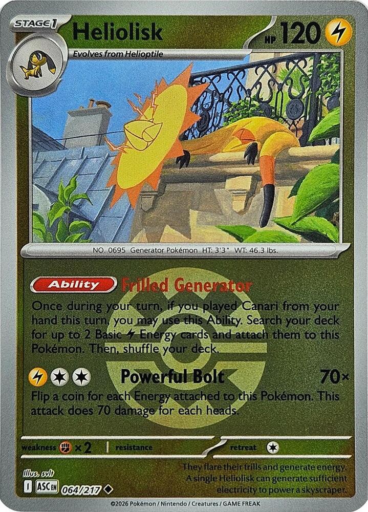 Heliolisk - 064/217 (Quick Ball) [ME: Ascended Heroes]