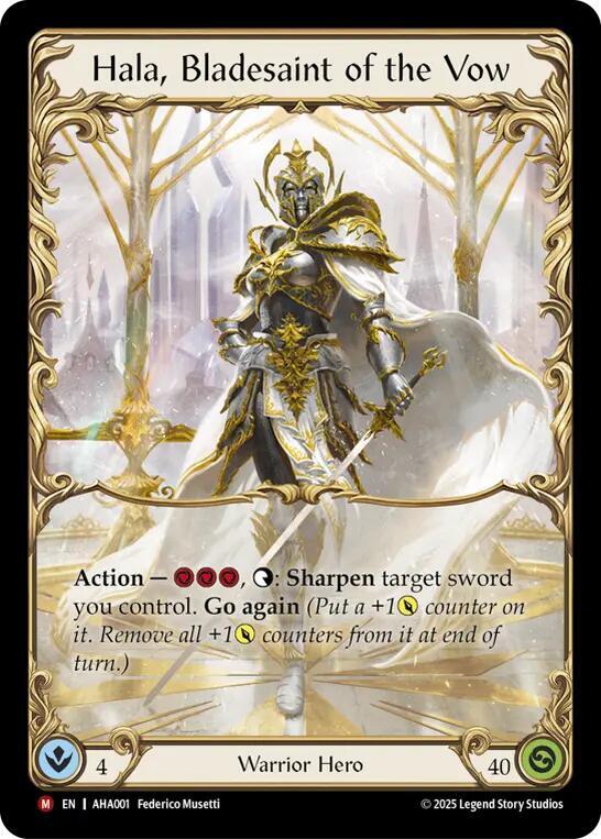 Hala, Bladesaint of the Vow (AHA001) [Armory Deck Origins: Hala]