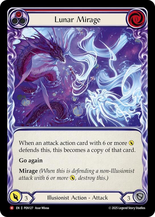 Lunar Mirage (Red) (PEN127) [Compendium of Rathe]