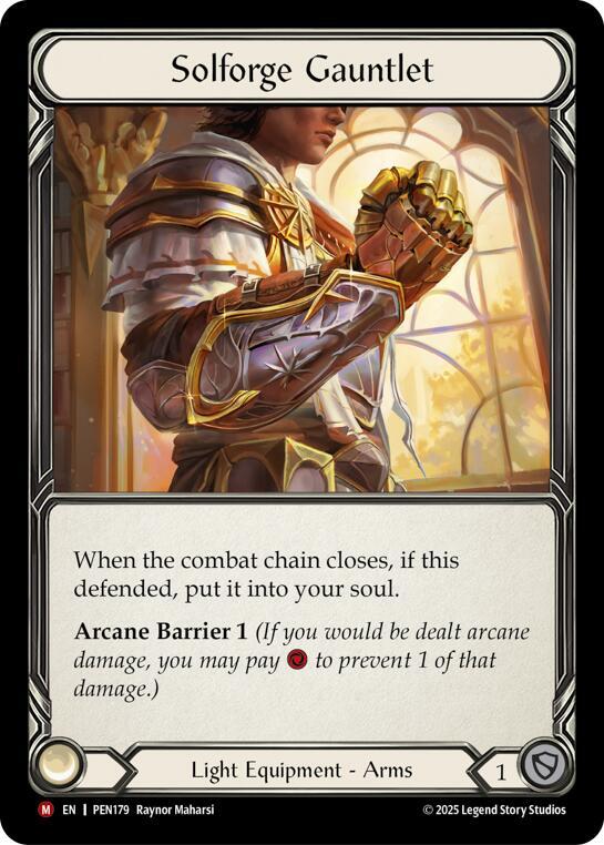 Solforge Gauntlet (PEN179) [Compendium of Rathe]