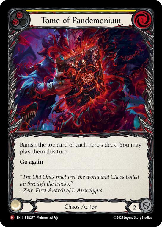 Tome Of Pandemonium (Yellow) (PEN277) [Compendium of Rathe]