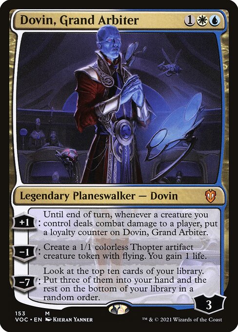 Dovin, Grand Arbiter (153) [Crimson Vow Commander]