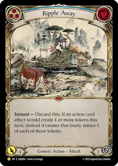 Ripple Away (Blue) (ANQ014) [Compendium of Rathe - Antiquity Pack]
