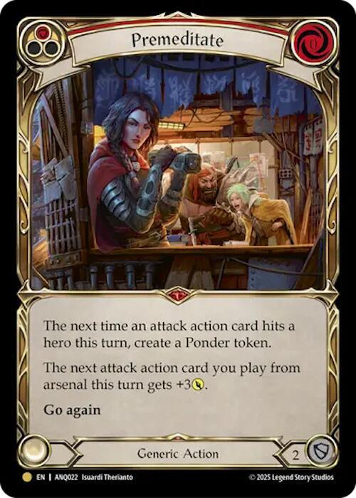Premeditate (Red) (ANQ022) [Compendium of Rathe - Antiquity Pack]