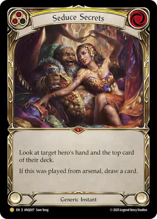 Seduce Secrets (Yellow) (ANQ027) [Compendium of Rathe - Antiquity Pack]