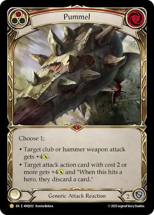 Pummel (Red) (ANQ032) [Compendium of Rathe - Antiquity Pack]