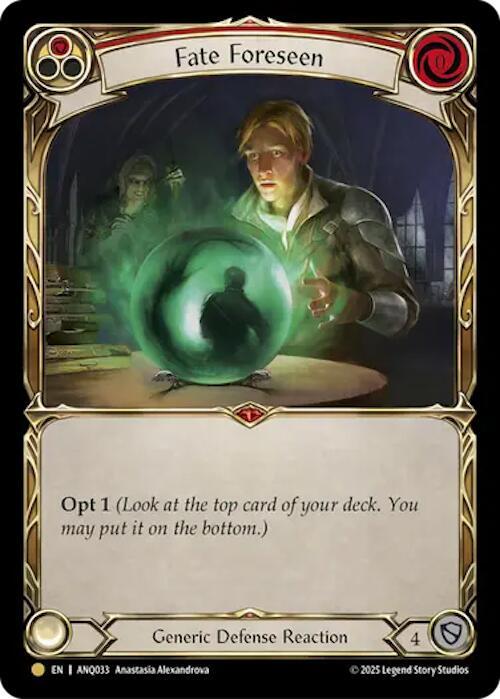Fate Foreseen (Red) (ANQ033) [Compendium of Rathe - Antiquity Pack]