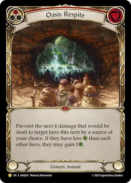 Oasis Respite (Red) (ANQ035) [Compendium of Rathe - Antiquity Pack]