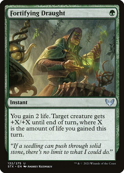 Fortifying Draught (132) [Strixhaven: School of Mages]